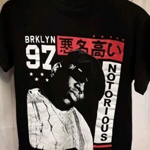 Live Nation Black and Red Notorious Graphic Tee